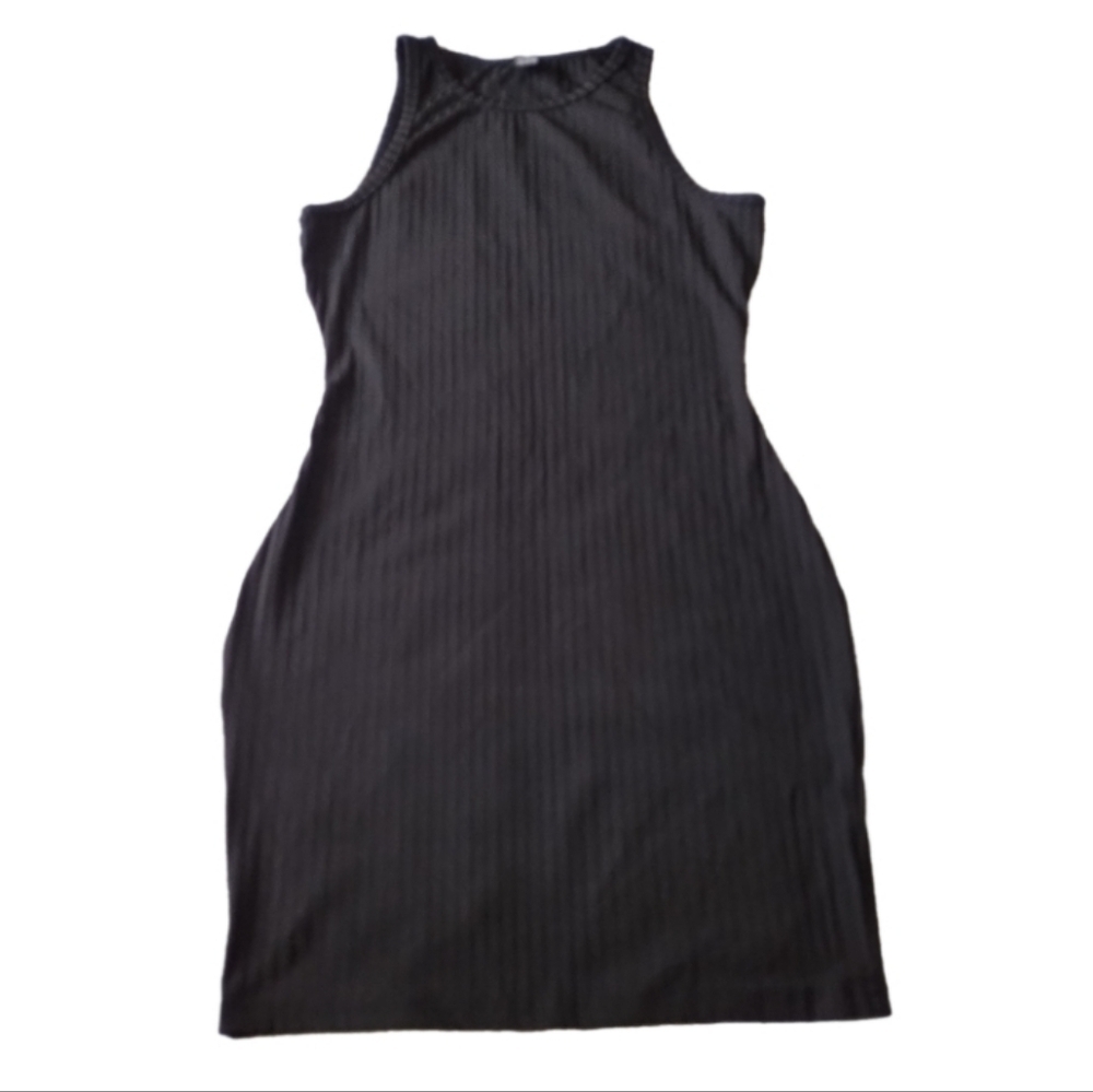 NWOT SHEIN Black Sleeveless BodyCon Dress